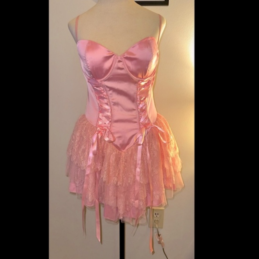 Sugar Thrillz pink corset ballet dress XXS